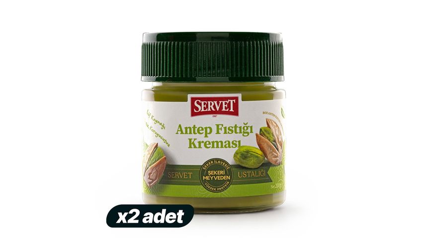 2'li Servet Antep Fıstık Kreması 200 g Paketi
