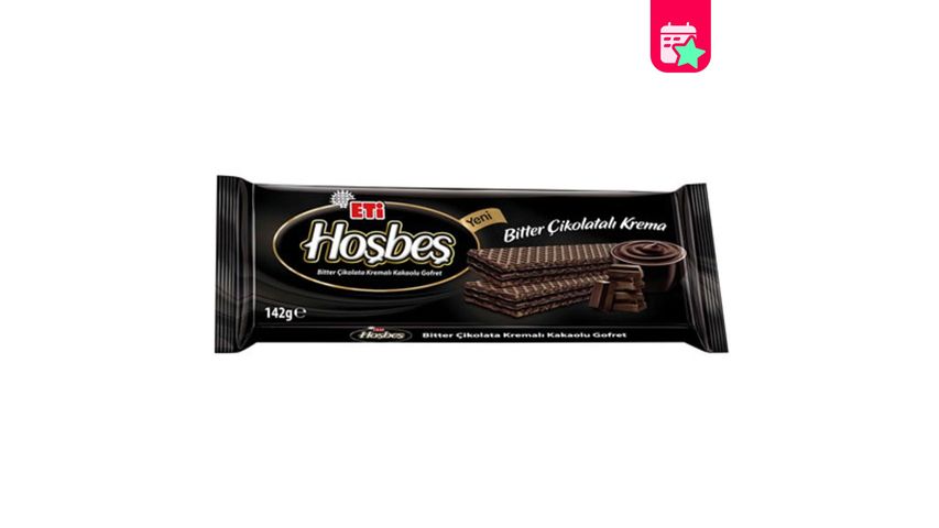 Eti Hoşbeş Dark Chocolate Cream Wafer 142 g