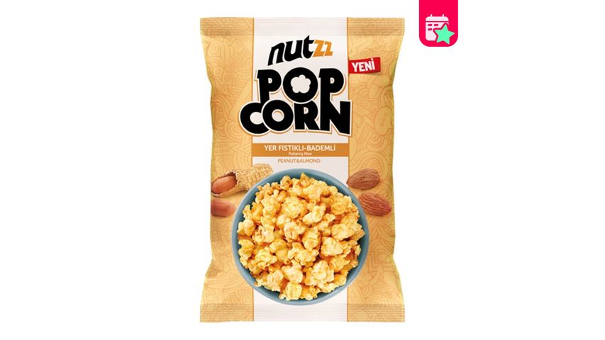 Nutzz Peanut & Almond Popcorn 85 g