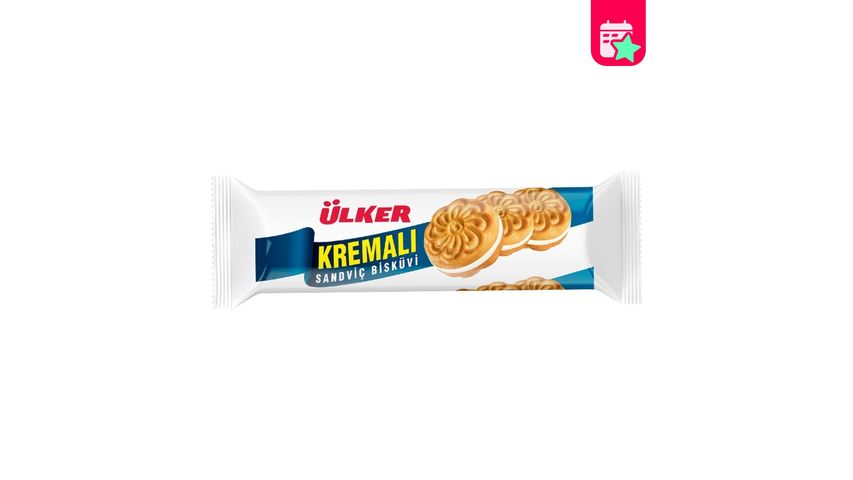 Ülker Creamy Plain Sandwich Biscuit 61 g
