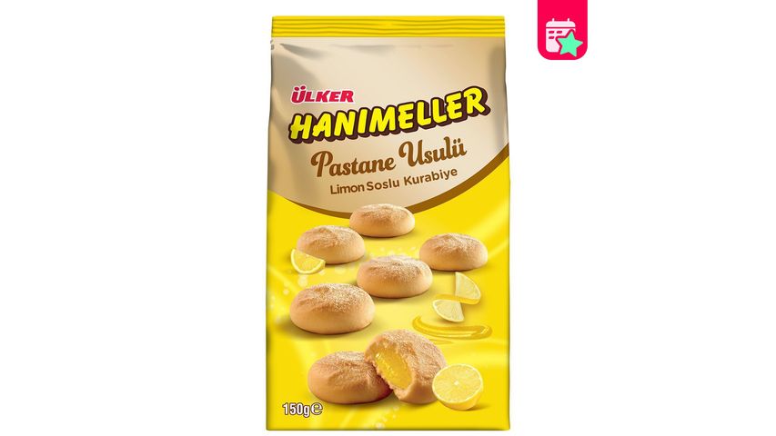 Ülker Hanımeller Bakery Style Lemon Sauce Cookies 150 g