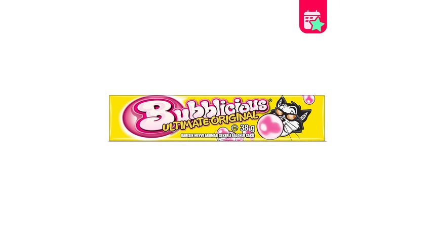 Bubblicious Mixed Fruit Flavored Bubble Gum 38 g