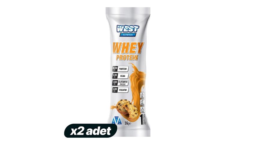 2'li Whey Protein Tozu Kurabiye Aromalı 36 g Paketi