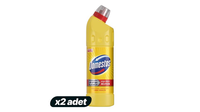 2'li Domestos Çamaşır Suyu Limon Ferahlığı 750 ml Paketi
