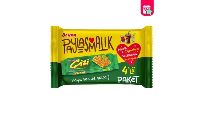 Ülker Scratch Crackers 4-pack 280 g