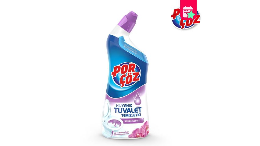 Porçöz Gel Toilet Cleaner Orchid Scent 750 ml