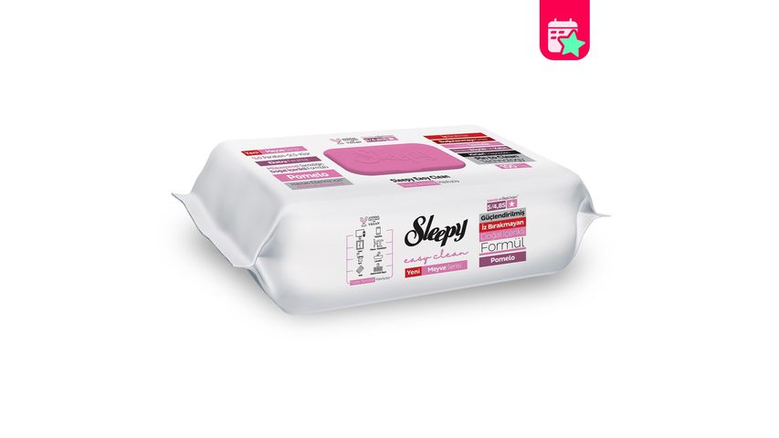 Sleepy Easy Clean Fruit Series Pomelo Surface Cleaning Wipes 100 Pieces