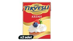 2'li Tikveşli %32 Yağlı Krema 200 ml Paketi