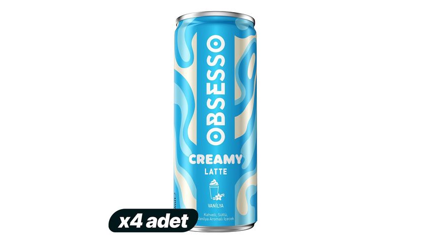 4x Obsesso Creamy Vanilla 250 ml Bundle