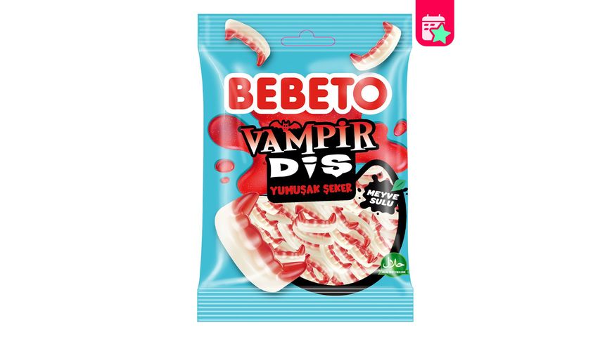 Bebeto Dracula Vampire Teeth Soft Candy 80 g