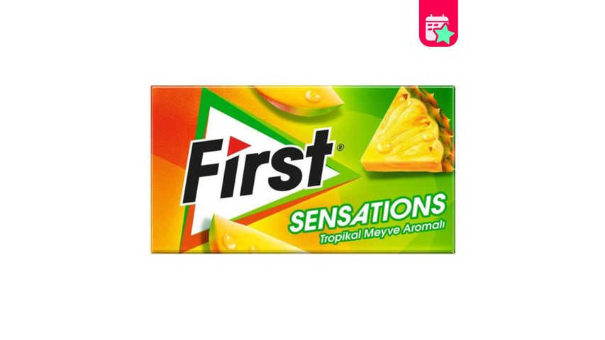 First Sensations Tropical Fruit Flavored Sugar-Free Gum 27 g