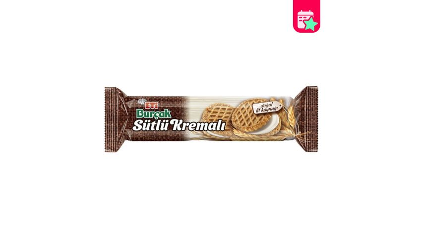 Eti Burçak Milk Cream Oatmeal Biscuits 100 g