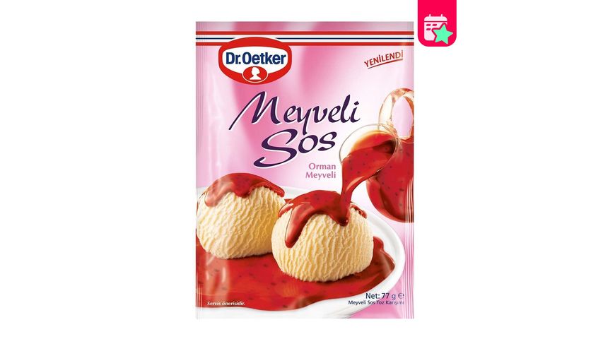 Dr. Oetker Fruit Dessert Sauce 77 g