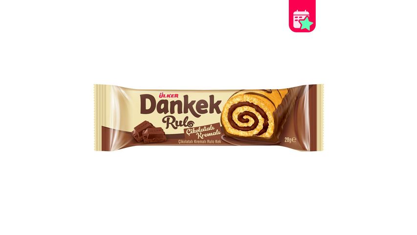 Ülker Dankek Chocolate & Cream Roll Cake 28 g
