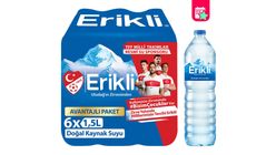Erikli Doğal Kaynak Suyu 6 x 1.5 L Pet