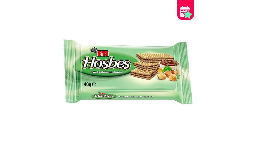 Eti Hoşbeş Hazelnut Cream Wafer 40 g