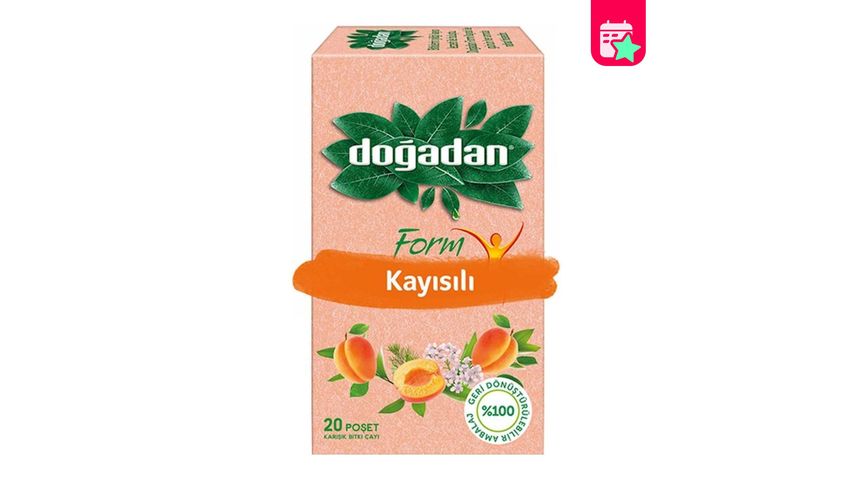 Doğadan Form Apricot Mixed Herbal Tea 20 pcs