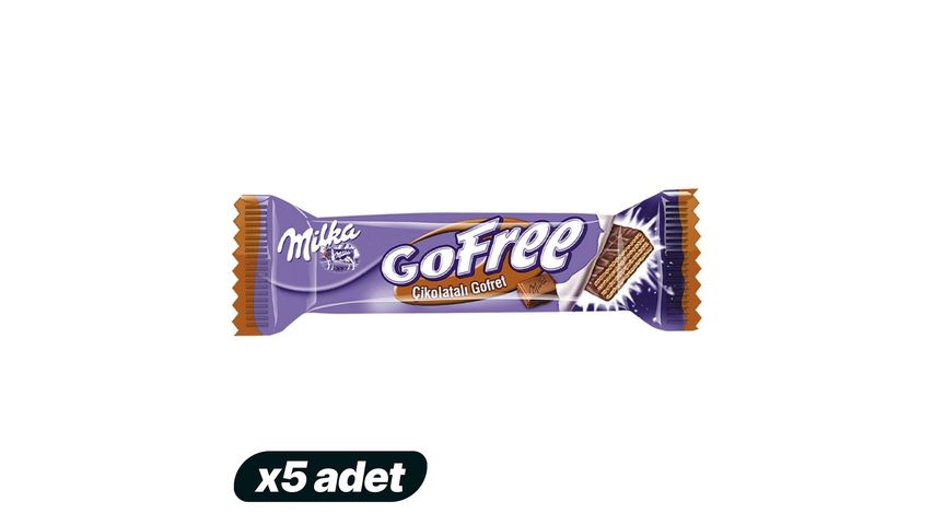 5'li Milka Gofree Çikolatalı Gofret Paketi