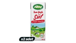 2x Sütaş Whole Milk 200 ml Bundle