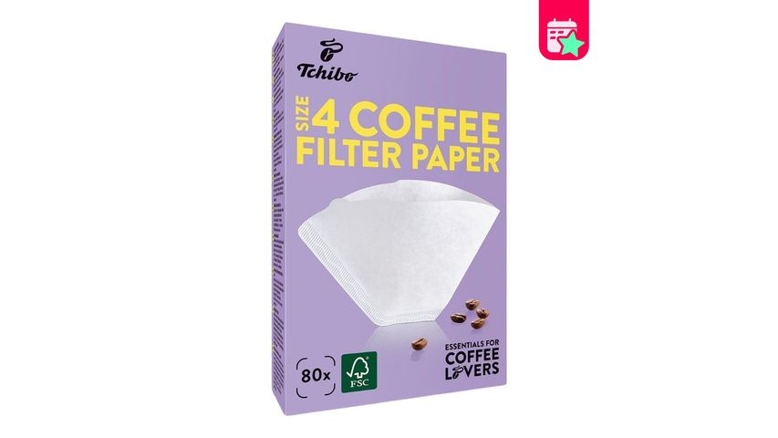 Tchibo Filter Coffee Paper 80 pcs - Large Size