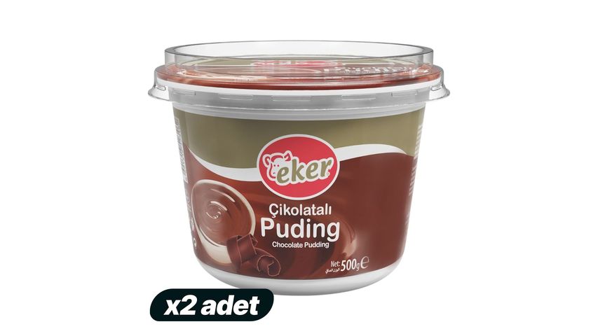 2x Eker Chocolate Pudding 500 g Bundle