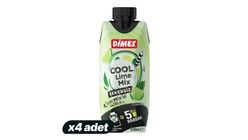 4x Dimes Cool Lime Sugar-Free Mix 310 ml Bundle