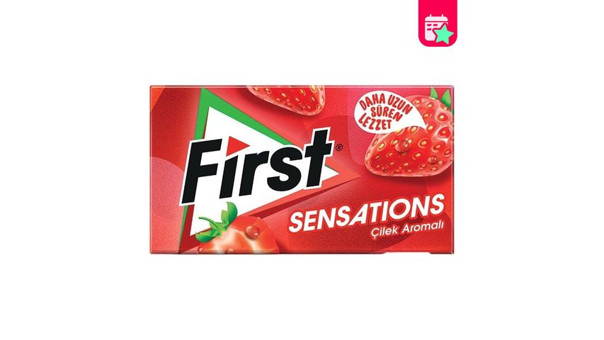 First Sensations Strawberry Flavored Sugar-Free Gum 27 g