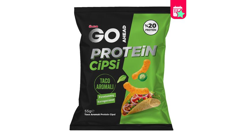Ülker Go Ahead Taco Flavored Protein Chips 55 g