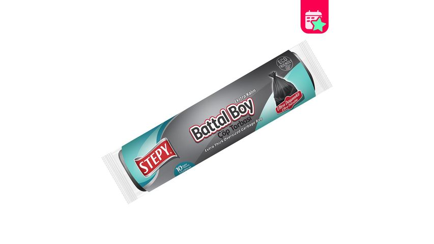 Stepy Extra Thick Large Premium Trash Bags 10 Pack