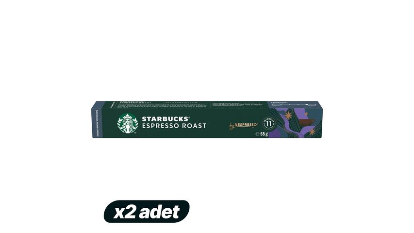 2'li Starbucks Espresso Roast Kapsül Kahve 55 g Paketi