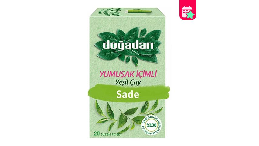 Doğadan Green Tea Plain Soft Drink 20 pcs