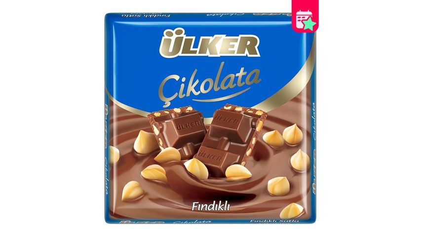 Ülker Hazelnut Square Chocolate 60 g