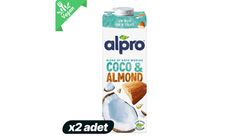 2'li Alpro Hindistan Cevizi Badem İçeceği 1 L Paketi