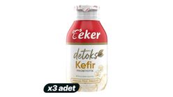 3x Eker Celery & Banana & Pineapple Probiotic Kefir 290 ml Bundle