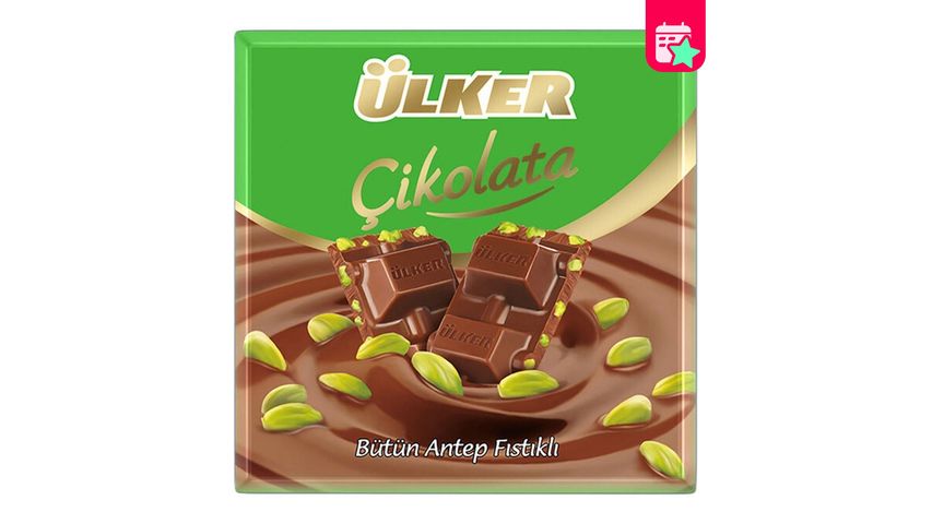 Ülker Pistachio Square Chocolate 65 g