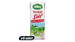 6x Sütaş Whole Milk 200 ml Bundle