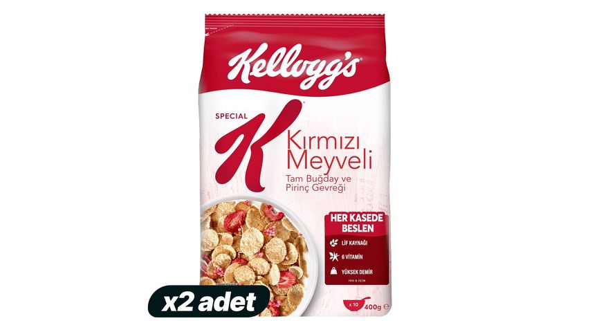 2x Kellogg's Special K Red Berries Breakfast Cereal Bundle