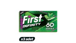 3x First 60 Minutes Spearmint Flavored Sugar-Free Gum 27 g Bundle