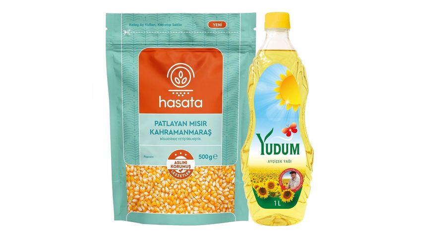 Hasata Cin Mısır & Yudum Ayçiçek Paketi