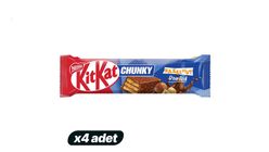 4'lü Nestlé Kitkat Chunky Fındıklı Gofret 38 g Paketi