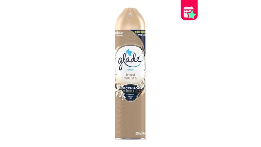 Glade Aerosol Silky Vanilla Room Fragrance 300 ml