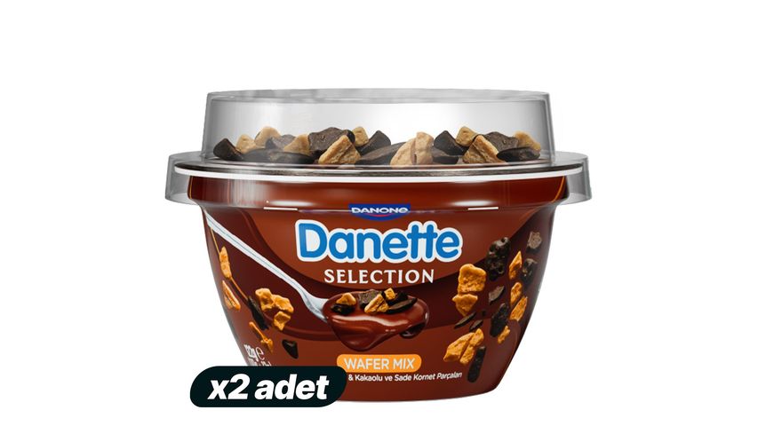 2x Danette Selection Wafer Mix 122 g Bundle