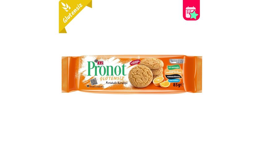 Eti Pronot Gluten-Free Orange Cookies 85g