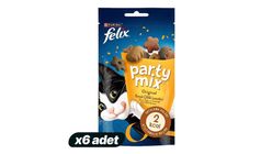 6x Felix Party Mix Picnic Flavors Mixed Cat Treats 60 g Bundle