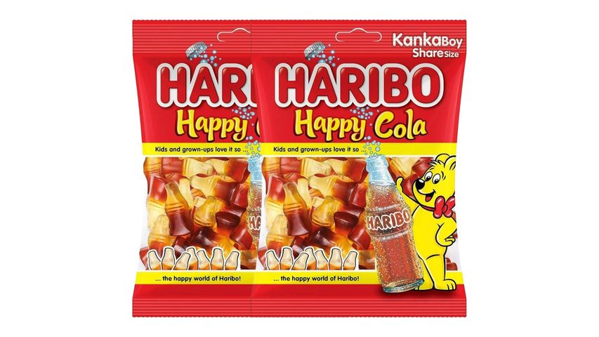 2'li Haribo Happy Cola 80 g Paketi