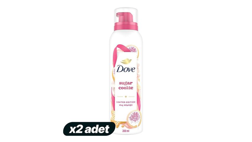 2x Dove Sugar Cookie Shower Mousse Bundle