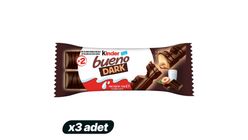 3'l ü Kinder Bueno Dark 43 g Paketi