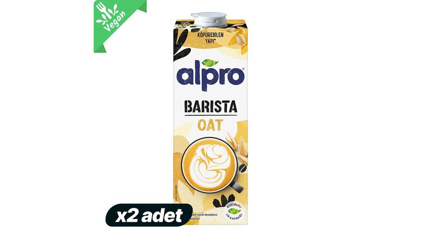2x Alpro Barista Oat Drink 1 L Bundle