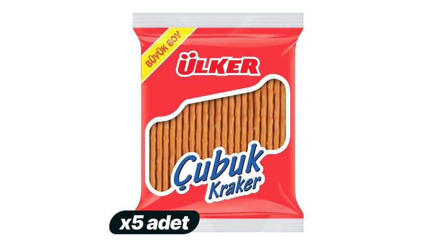 5'li Ülker Sade Çubuk Kraker Paketi