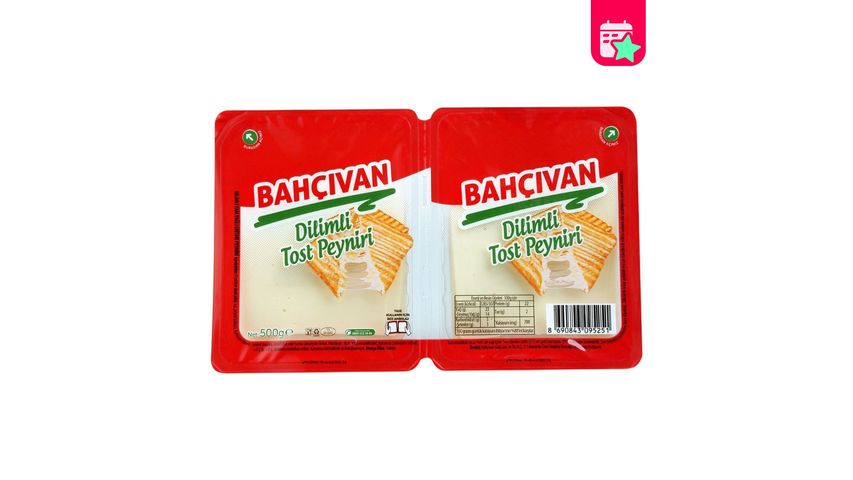 Bahçıvan Sliced Toast Cheese 500 g